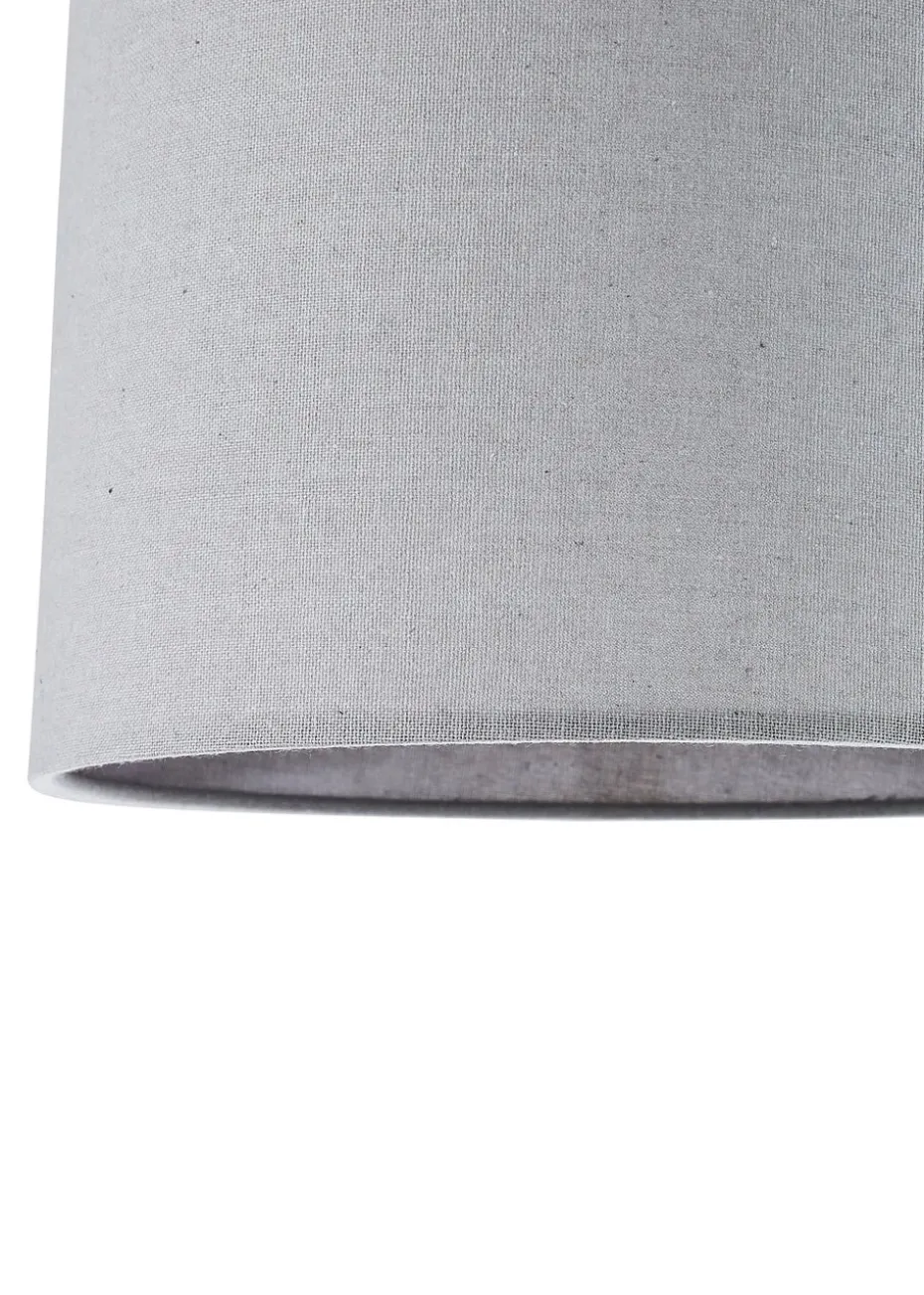BHS Mira 25cm Linen Easyfit Shade Grey (19cm x 25cm)