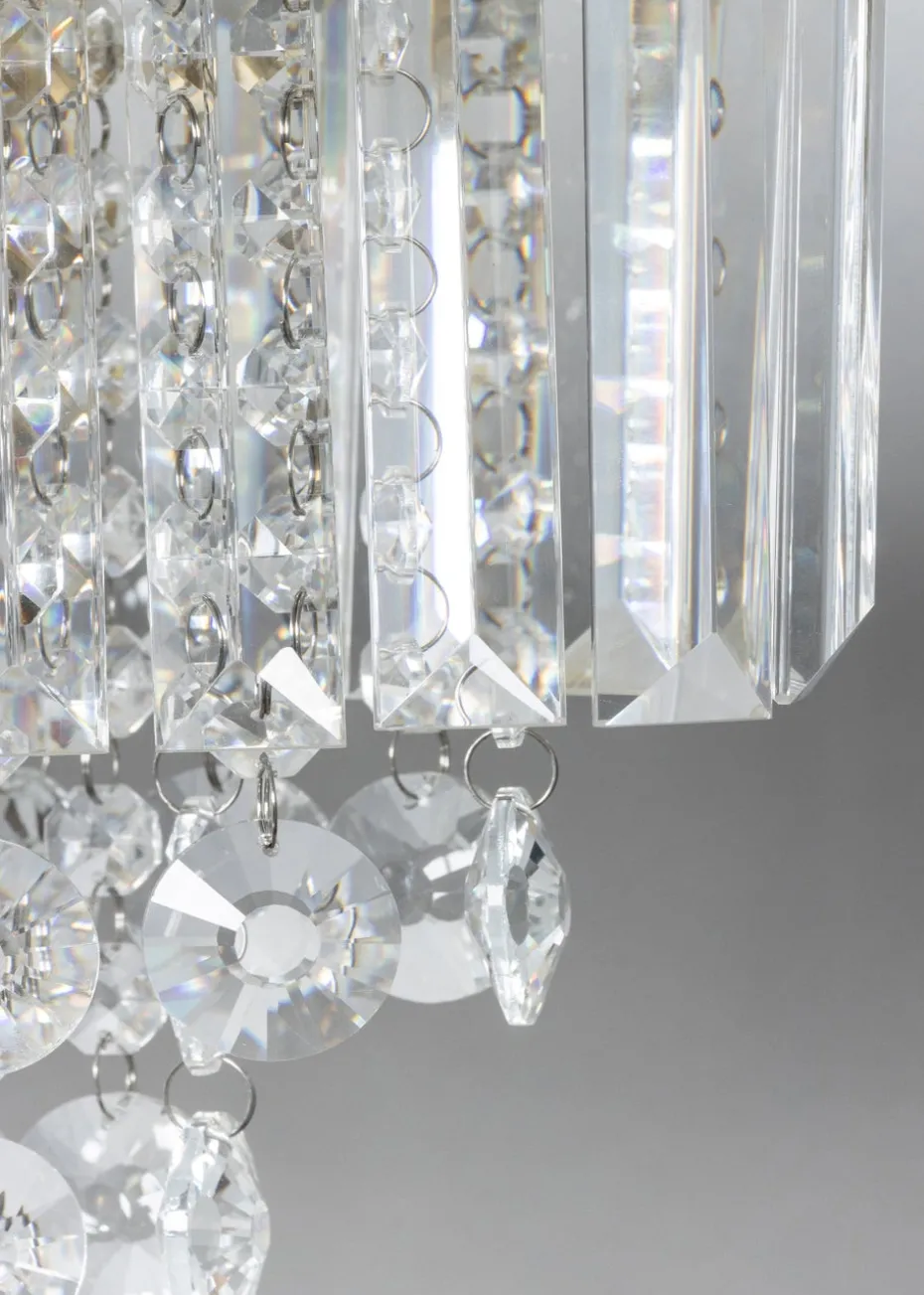 BHS Paladina 4 Light Oval Diner Bar Ceiling Light Satin Brass (Adjustable 40-125cm x 80cm)