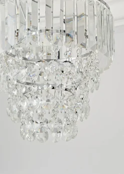 BHS Paladina Easyfit Ceiling Light Chrome (25cm x 25cm)