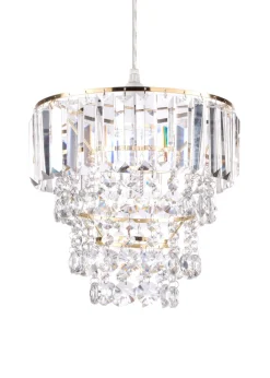 BHS Paladina Easyfit Ceiling Light Brass (25cm x 25cm)