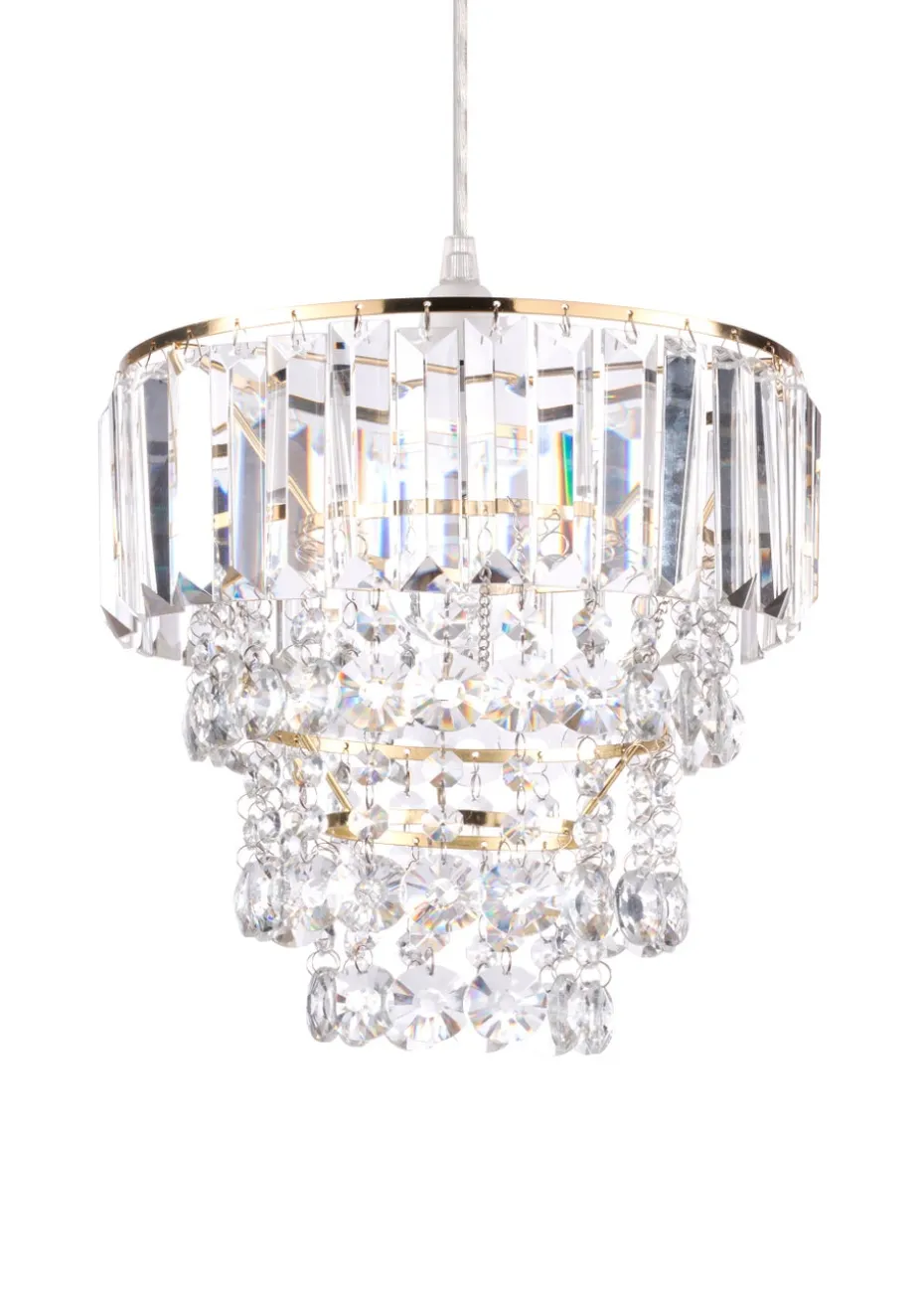 BHS Paladina Easyfit Ceiling Light Brass (25cm x 25cm)