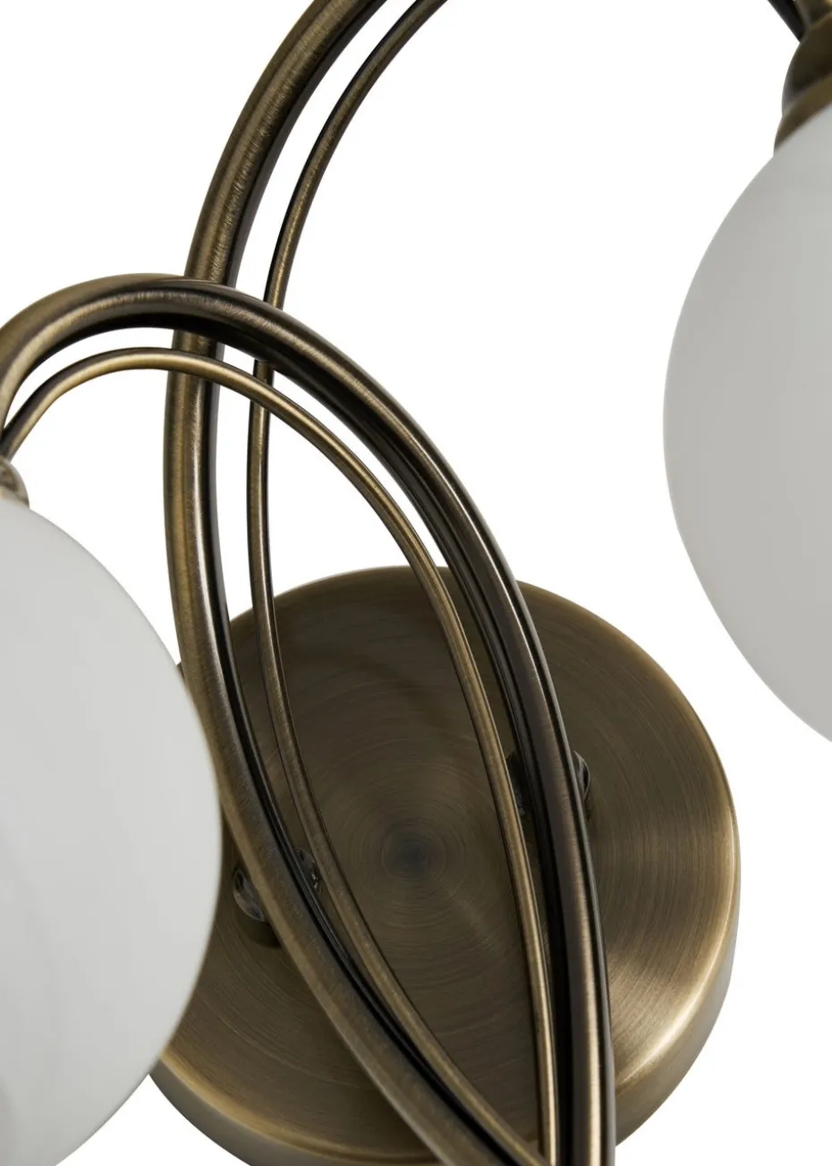 BHS Soni 2 Bulb Wall Light (23cm x 25cm x 20cm)