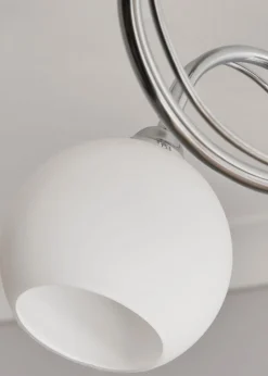 BHS Soni Flush Ceiling 3 Light Chrome (26cm x 40cm)