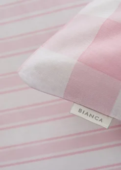 Bianca Fine Linens Check And Stripe Fitted Bed Sheet