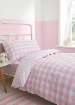 Bianca Fine Linens Check And Stripe Cotton Duvet Cover
