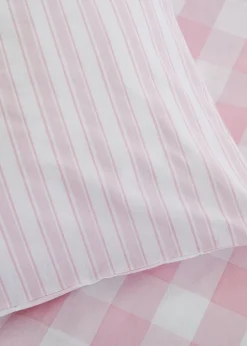 Bianca Fine Linens Check And Stripe Cotton Duvet Cover