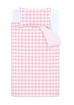 Bianca Fine Linens Check And Stripe Cotton Duvet Cover