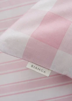 Bianca Fine Linens Check And Stripe Cotton Duvet Cover
