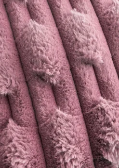 Bianca Fine Linens So Soft Carved Faux Fur Blanket Throw (150x200 cm)