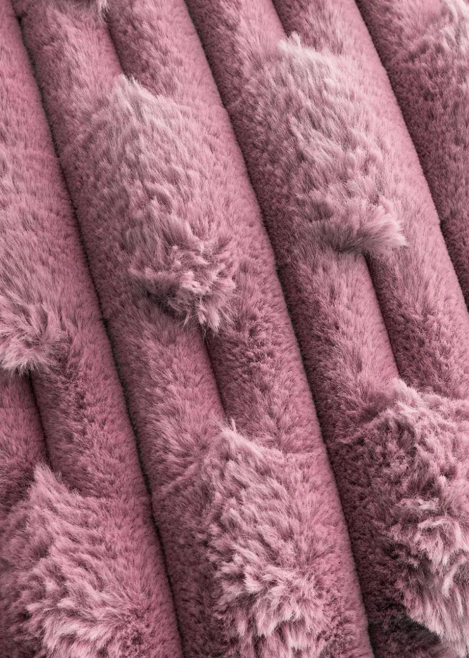 Bianca Fine Linens So Soft Carved Faux Fur Cushion (50x50cm)