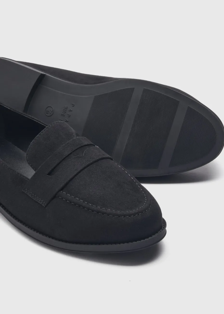 Black Basic Loafers