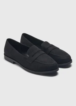 Black Basic Loafers