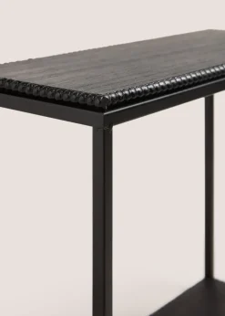 Black Beaded Shelf (15cm x 40cm x 40cm)