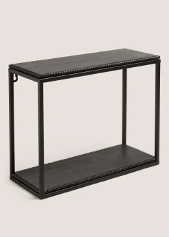 Black Beaded Shelf (15cm x 40cm x 40cm)
