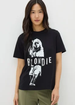 Black Blondie Monochrome Graphic T-Shirt