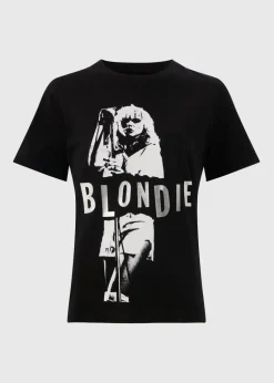 Black Blondie Monochrome Graphic T-Shirt
