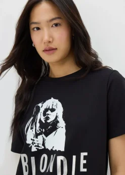 Black Blondie Monochrome Graphic T-Shirt