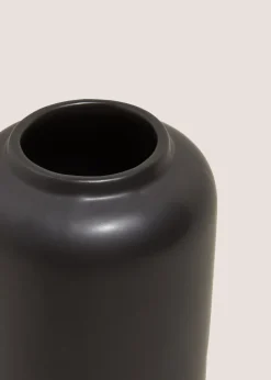 Black Ceramic Vase (9cm x 9cm x 20cm)