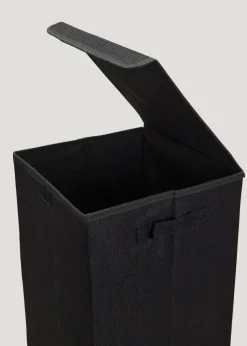 Black Collapsible Laundry Basket