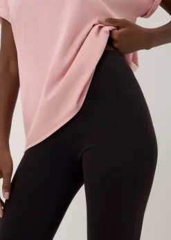 Black Cropped Leggings