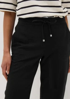 Black Cropped Trousers