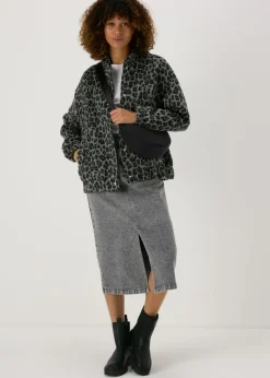 Black Cross Body Moon Bag