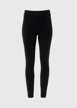 Black Denim Look Ankle Length Leggings