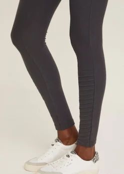 Black Denim Look Ankle Length Leggings