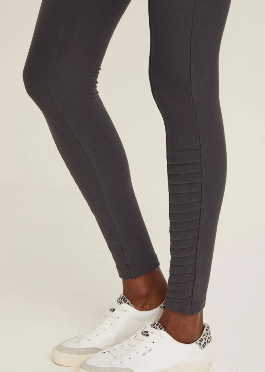 Black Denim Look Ankle Length Leggings