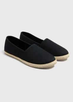 Black Espadrille Shoes