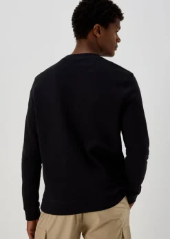 Black Essential Crew Neck Sweatshirt