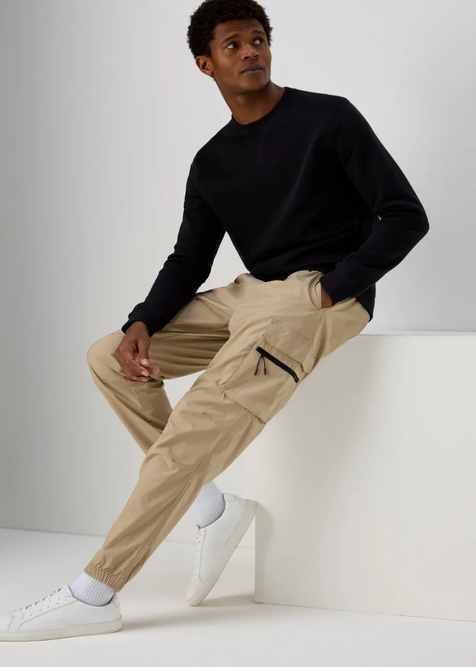 Black Essential Crew Neck Sweatshirt