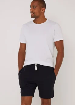 Black Essential Jogger Shorts