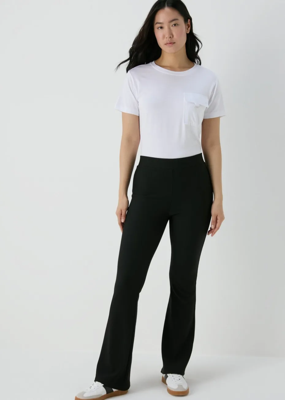 Black Flared Leggings