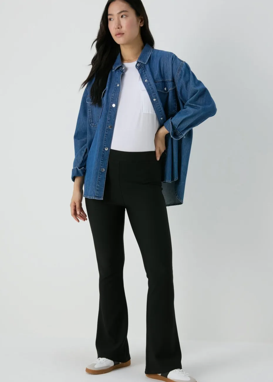 Black Flared Leggings