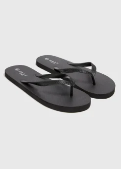 Black Flip Flops