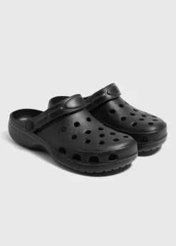 Black Gator Clogs