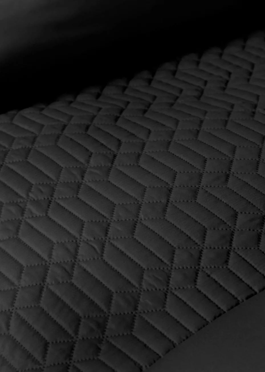 Black Geo Pinsonic Duvet Cover