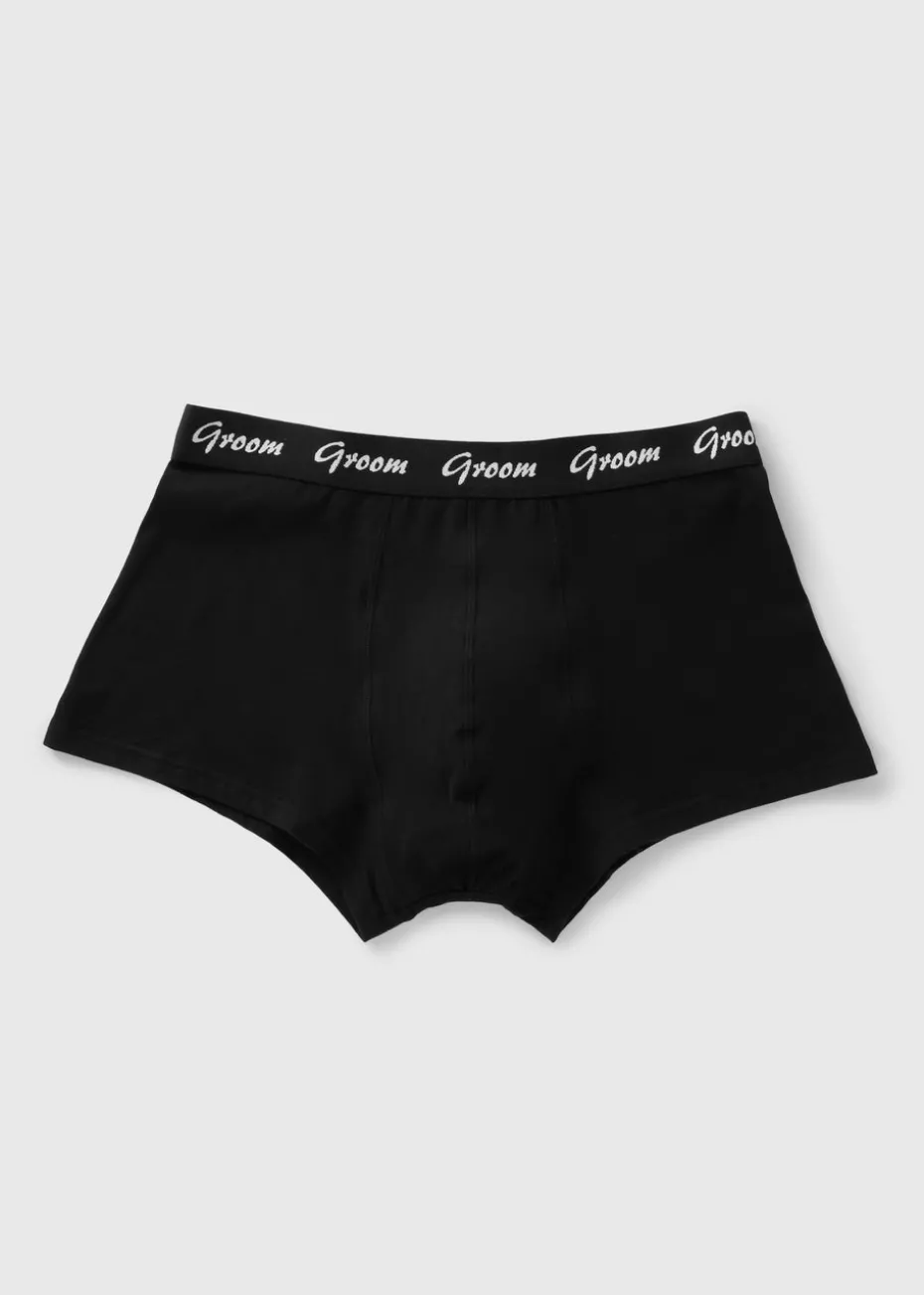 Black Groom Boxers
