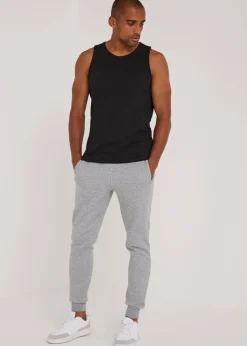 Black Jersey Vest Top