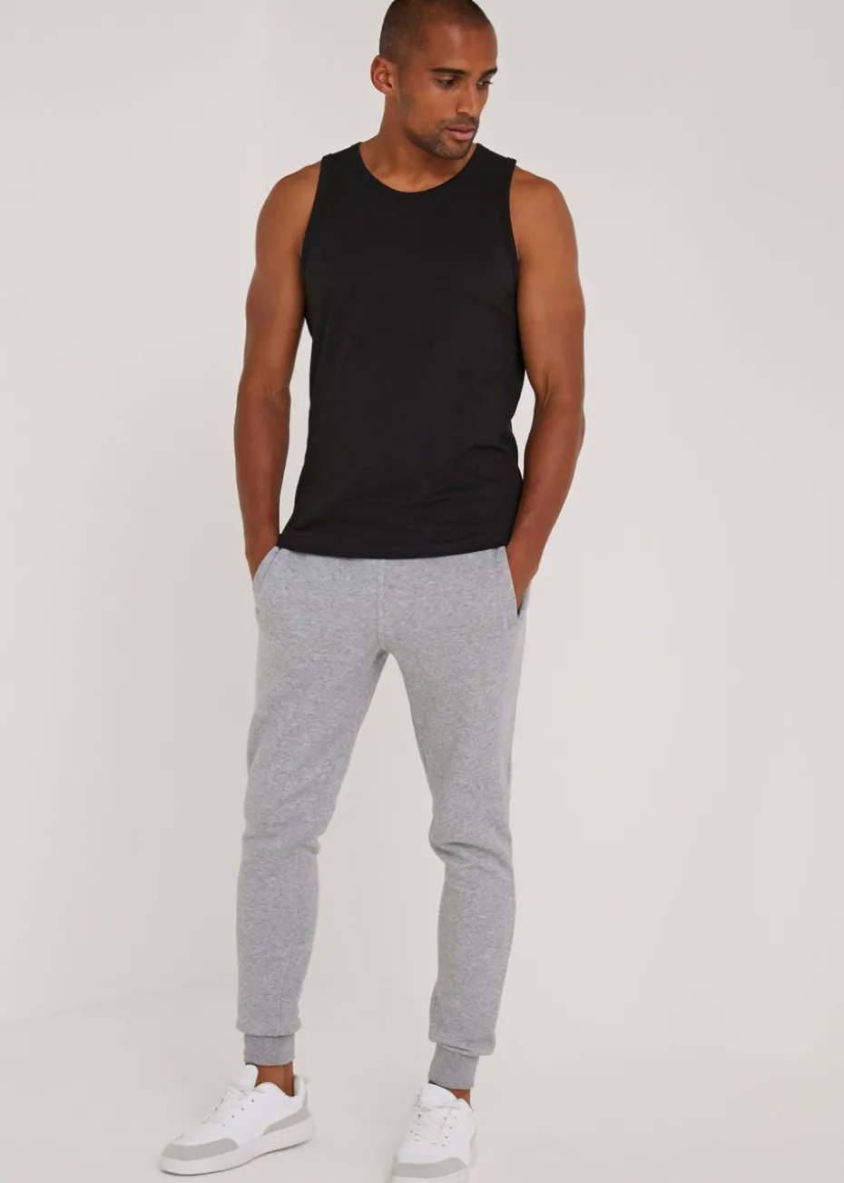 Black Jersey Vest Top