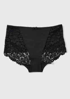Black Lace Midi Knickers