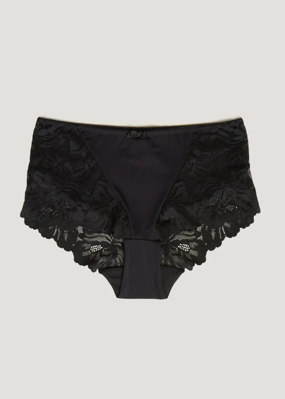 Black Lace Midi Knickers