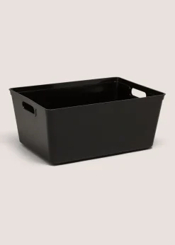 Black Large Storage Tray