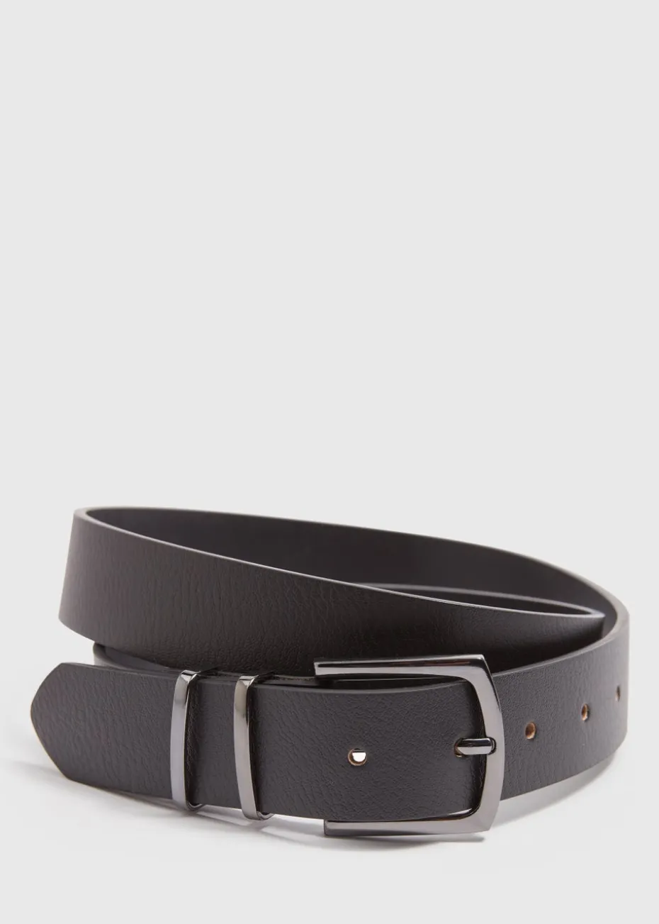 Black Leather Belt