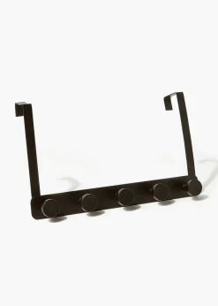 Black Metal Over Door Hooks
