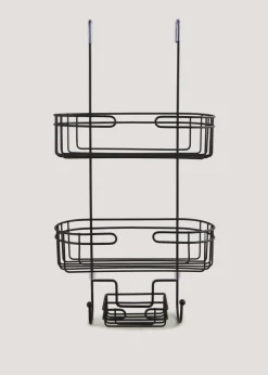 Black Metal Shower Caddy