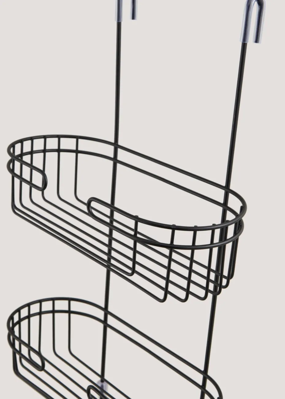 Black Metal Shower Caddy