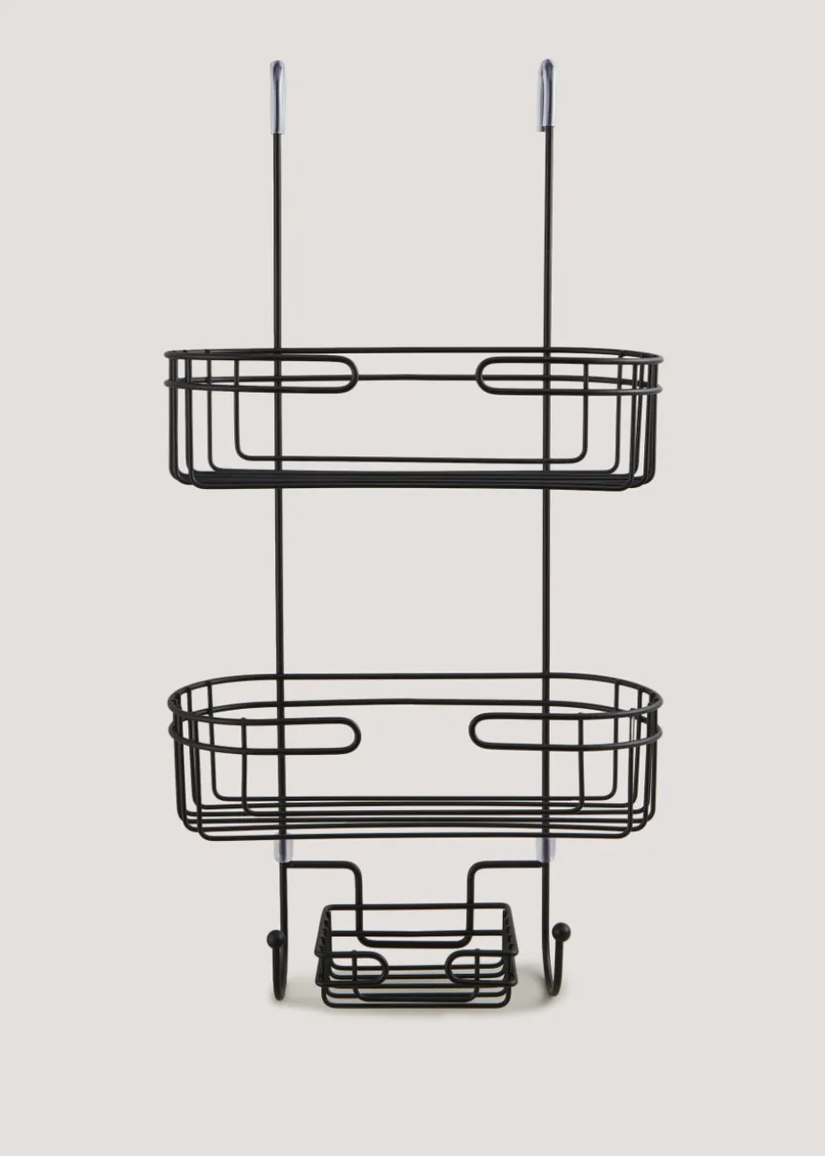 Black Metal Shower Caddy