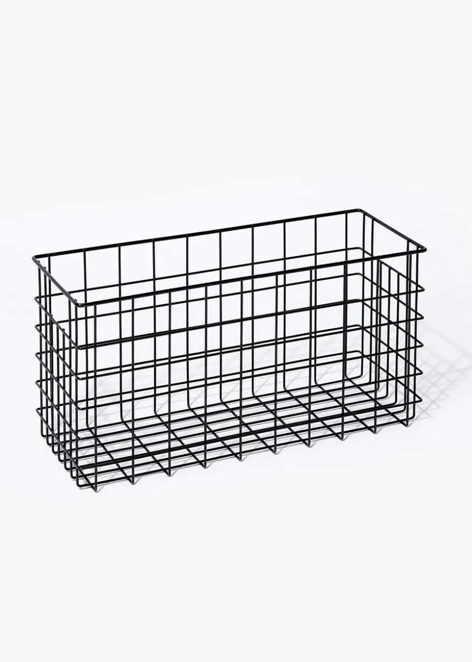 Black Metal Shower Caddy